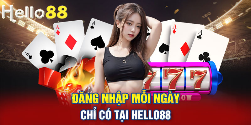 Khuyến mãi đăng nhập mỗi ngày chỉ có tại Hello88